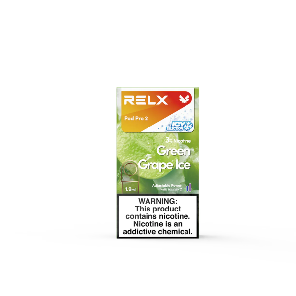 悅刻RELX 電子菸六代煙彈 通用四五代 極涼青提(顆)